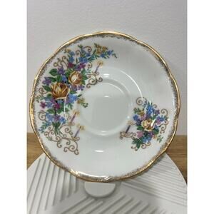 Vintage Enesco “Congratulations” Pattern Saucer Only